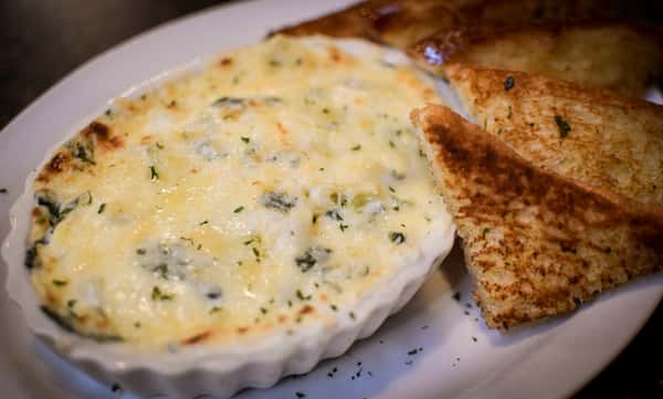 Cheesy Artichoke and Spinach Dip