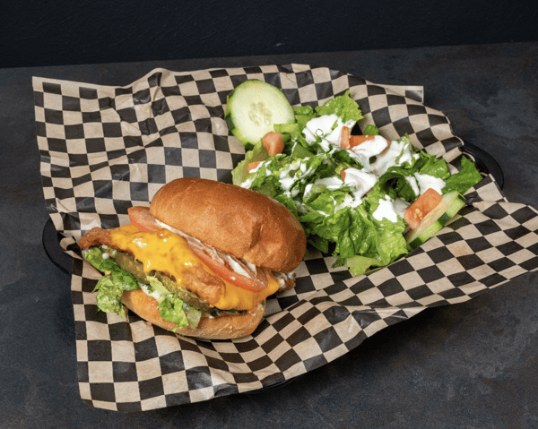 Really good Pork Chop Sandwich.