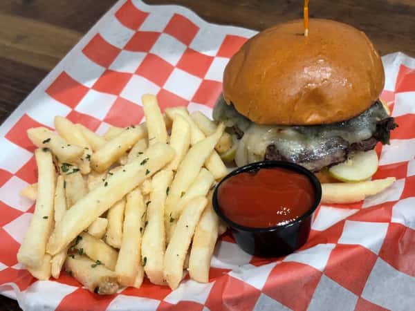 Green Chili Avocado Burger
