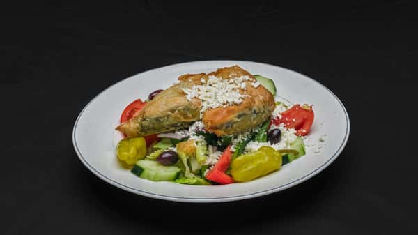 Spanakopita & Greek Salad