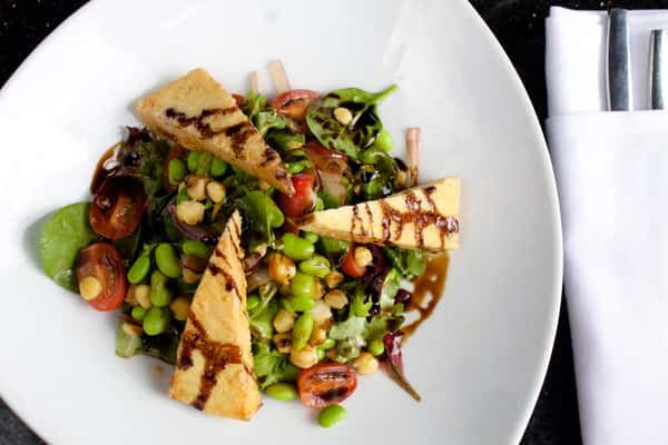 Garbanzo and Edamame Salad