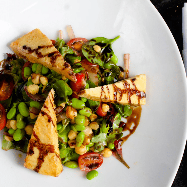Garbanzo & Edamame Salad