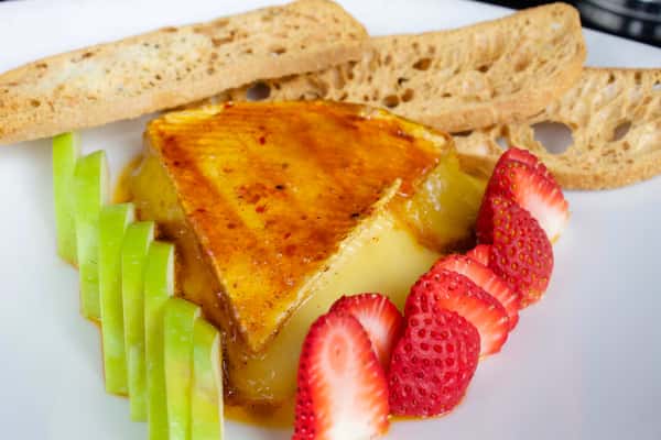Harissa-Rubbed Baked Brie
