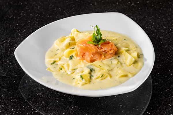 Smoked Salmon Pappardelle