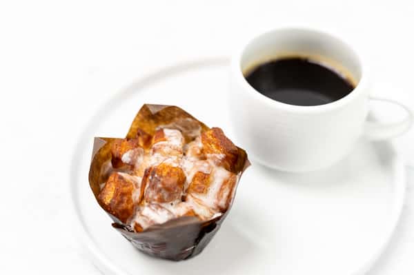 Muffin and coffee