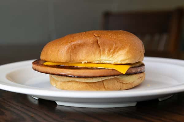Fried Bologna With Cheese