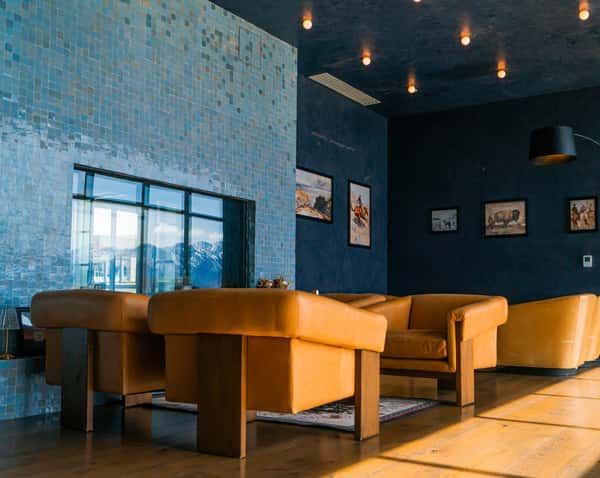 foyer leather seats