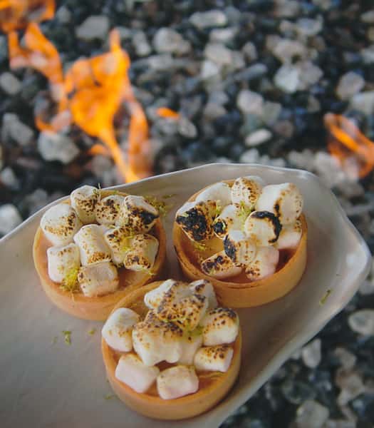 smore over pit
