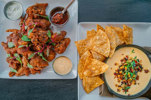 dips fried and chips