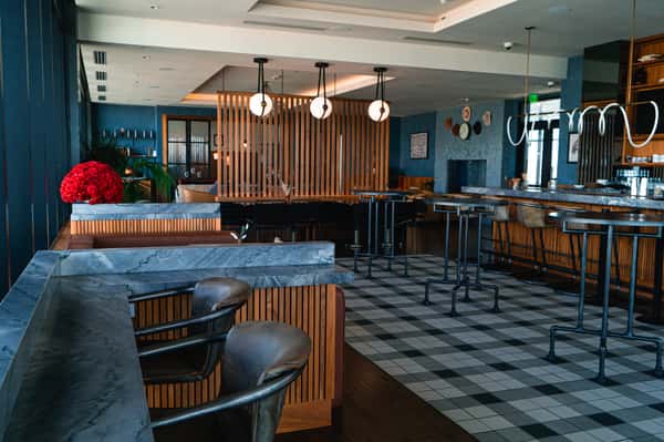 bar area