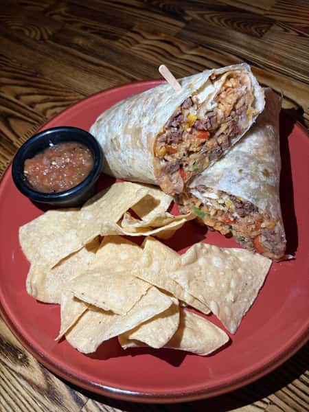 "NEW & IMPROVED" Fajita Burrito