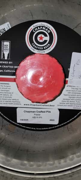 Chapman Pilsner-Chapman-4.9% DRAFT
