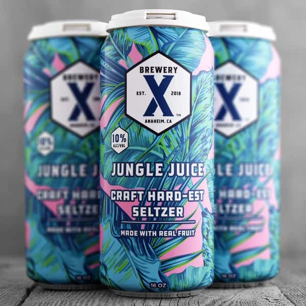 Jungle Juice Hard-EST Seltzer- Brewery X - 10% Can
