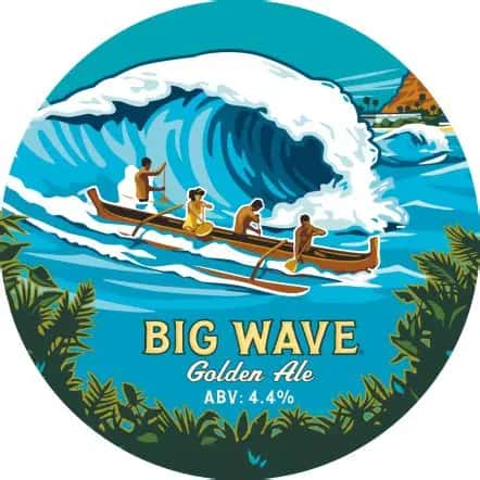 Big Wave Golden Ale-Kona-4.4% Draft