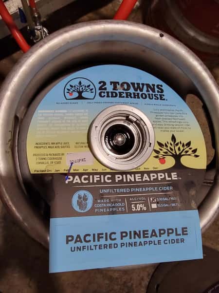 Pacific Pineapple Cider- 2 Towns- 5% Draft
