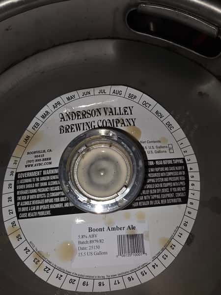 Boont Amber Ale - Anderson Valley - 5.8% DRAFT