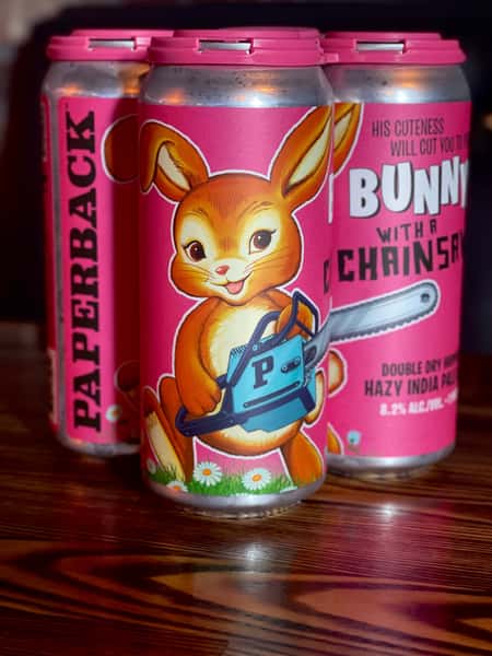 Bunny with a Chainsaw Hazy IPA-Paperback Brewing Co.-8.2% CAN