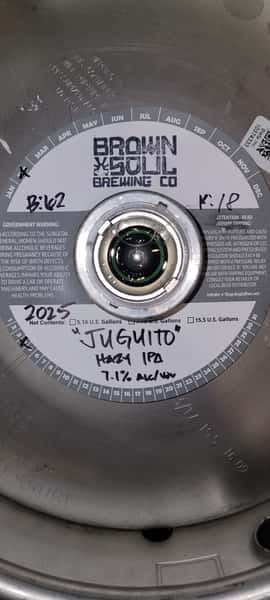 "NEW" Juguito Hazy IPA-Brown Soul-7.1% DRAFT