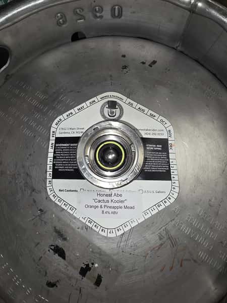 "NEW" Cactus Kooler Cider-Honest Abe- 8.4% Draft