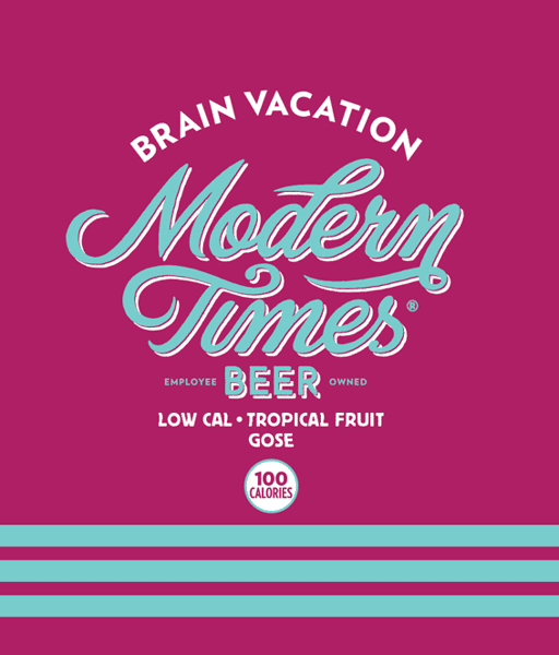 Brain Vacation-Modern Times Beer- 3.3% 12oz Can