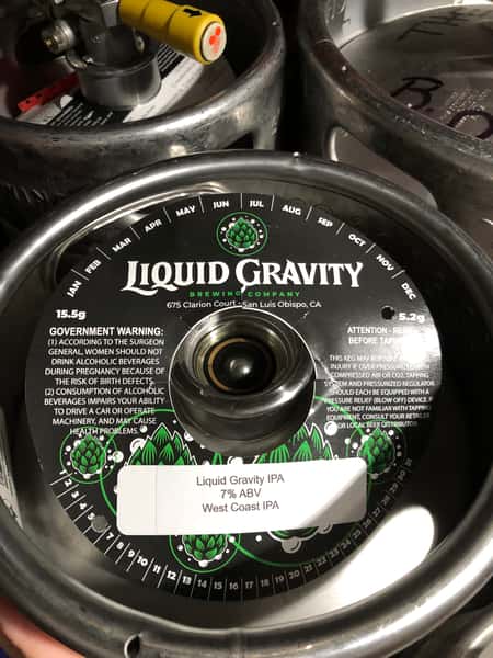 Liquid Gravity IPA-Liquid Gravity Brewing Co.-7% Draft