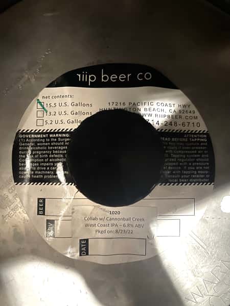 1020 West Coast IPA-RIIP Beer Co.-6.8% Draft