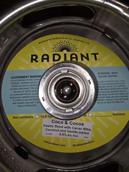 Coco & Cocoa - Radiant - 9.5% DRAFT
