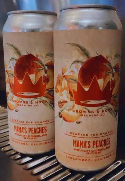 Mama's Peaches- Crowns & Hops Brewing- 6% Can