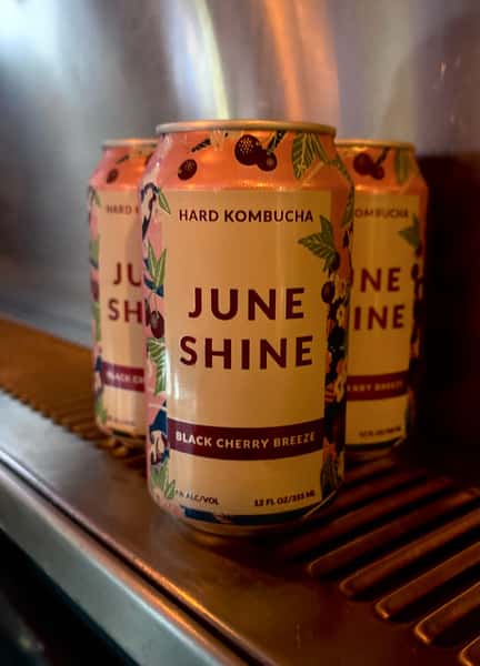 Black Cherry Breeze Hard Kombucha-June Shine-6% C
