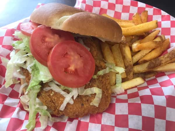 Spicy Chicken Sandwich Basket