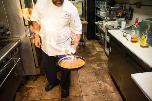 Chef cooking