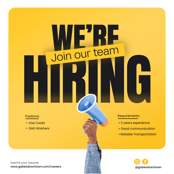 now hiring