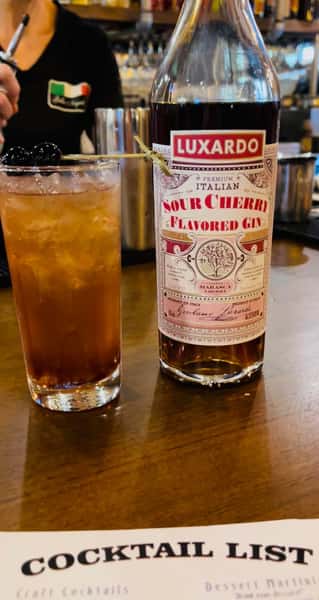 Sour Cherry Collins