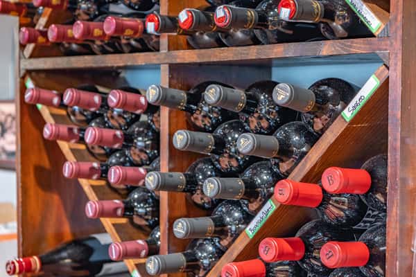 Wine bottles