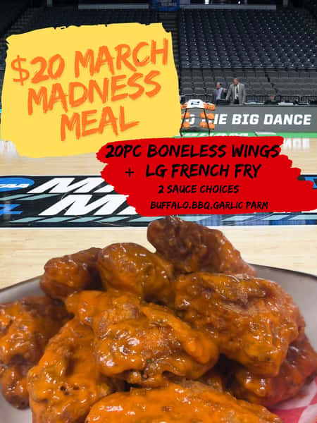 20 Pc Boneless Wings