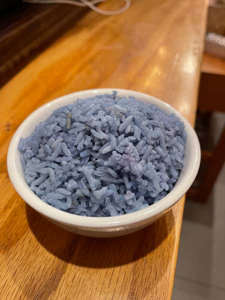 Blue Coconut Rice