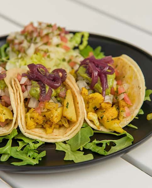 Cauliflower Tacos ( V )