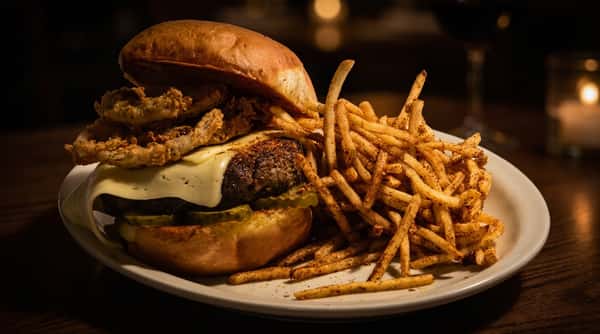 Havarti Cajun Burger