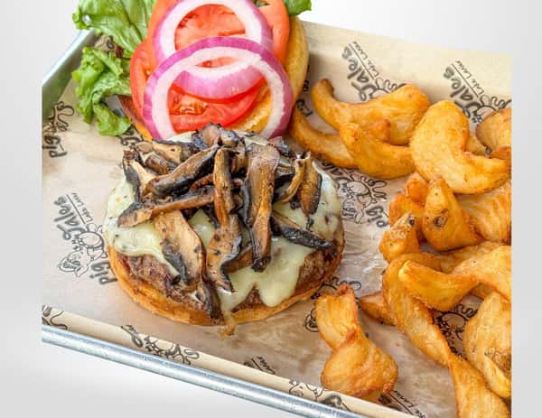 Mushroom Swiss Burger