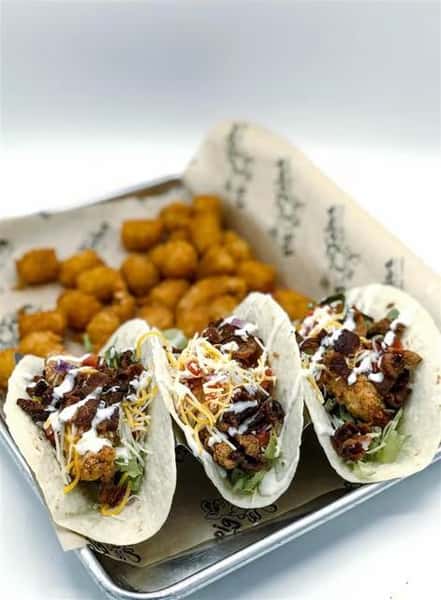 2 Chicken Club Tacos