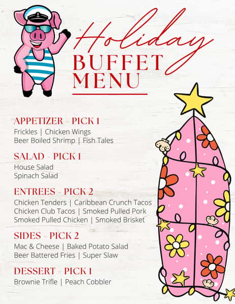 Pig Tails holiday menu