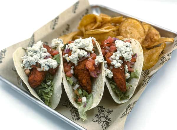 Buff Chicken Tacos