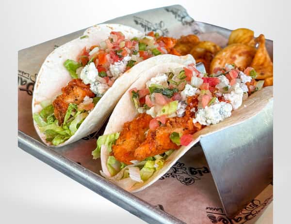 2 Buff Chicken Tacos