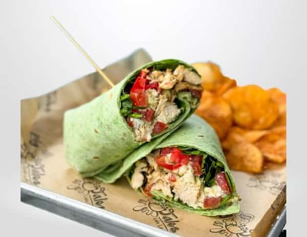 Spinach Chicken Wrap
