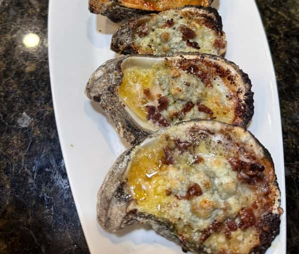 Bacon & Bleu Cheese Oysters