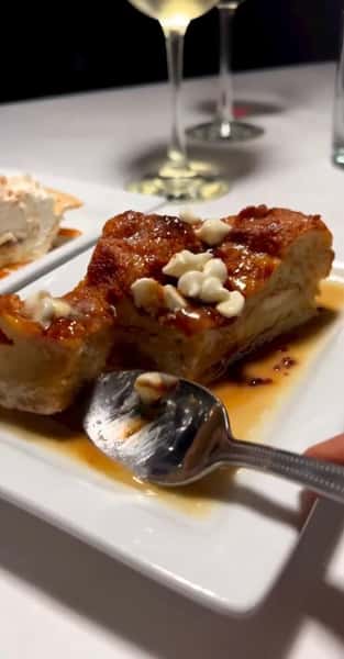 White Chocolate Bread Pudding