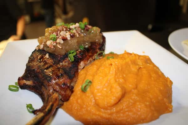 Grilled Double Cut Pork Chop