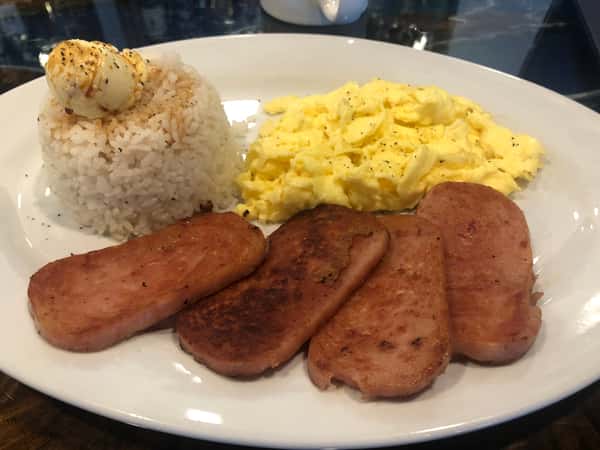 Spam Rice and Eggs