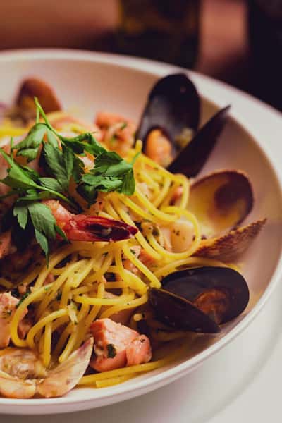 mussels and pasta