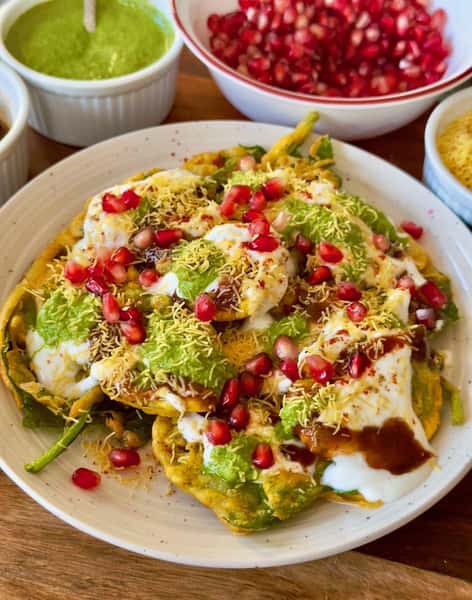 Crispy Spinach Leaf Chaat